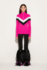 PUCCI Pucci X Fusalp | Stripe-Jacquard Zip Sweater | Women Knitwear