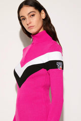 PUCCI Pucci X Fusalp | Stripe-Jacquard Zip Sweater | Women Knitwear
