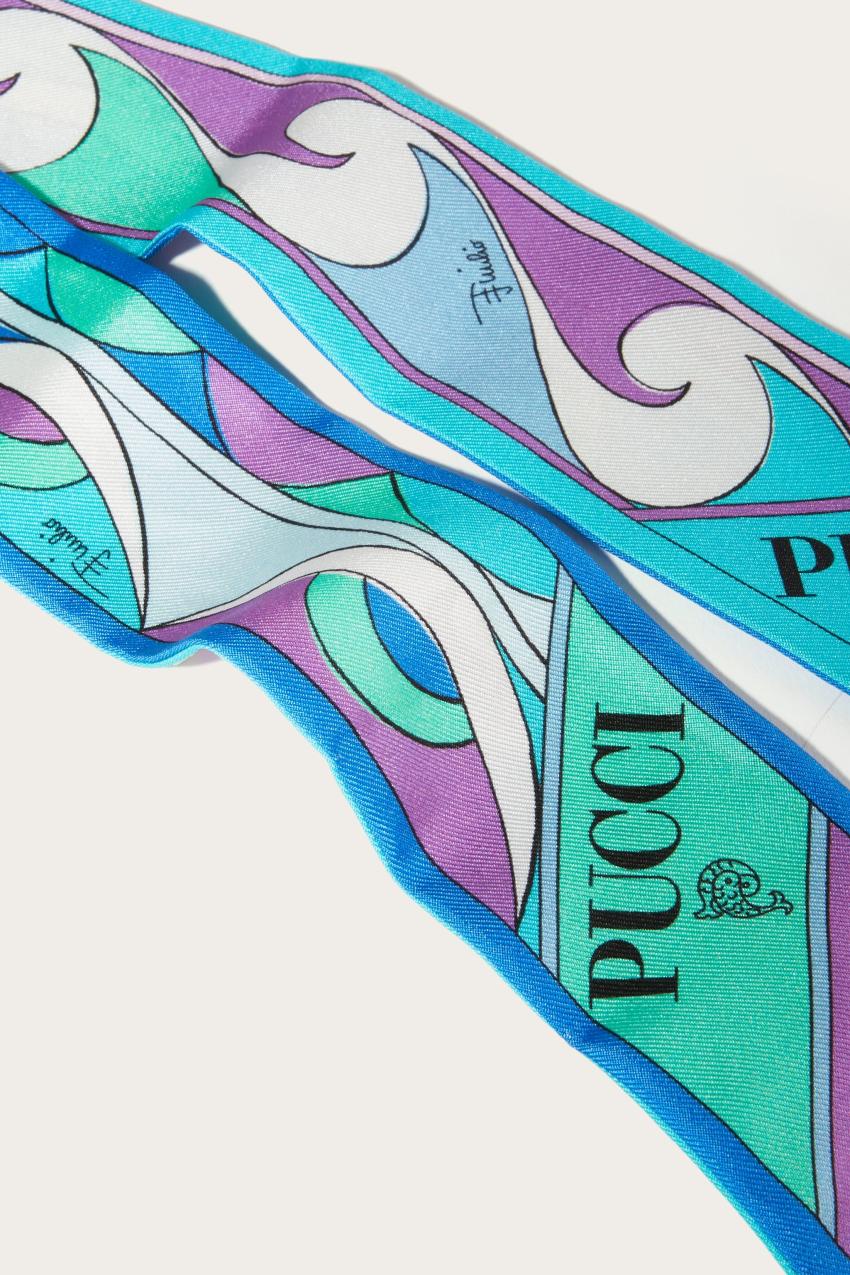 PUCCI Rombi-Print Silk-Twill Scarf | Women Silks