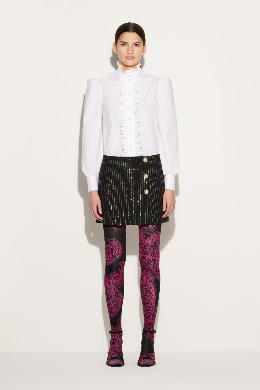 PUCCI Ruffled Cotton Shirt | Women Tops And Shirts