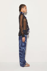 PUCCI Ruffled Silk Shirt | Women Tops And Shirts