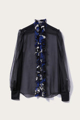 PUCCI Ruffled Silk Shirt | Women Tops And Shirts