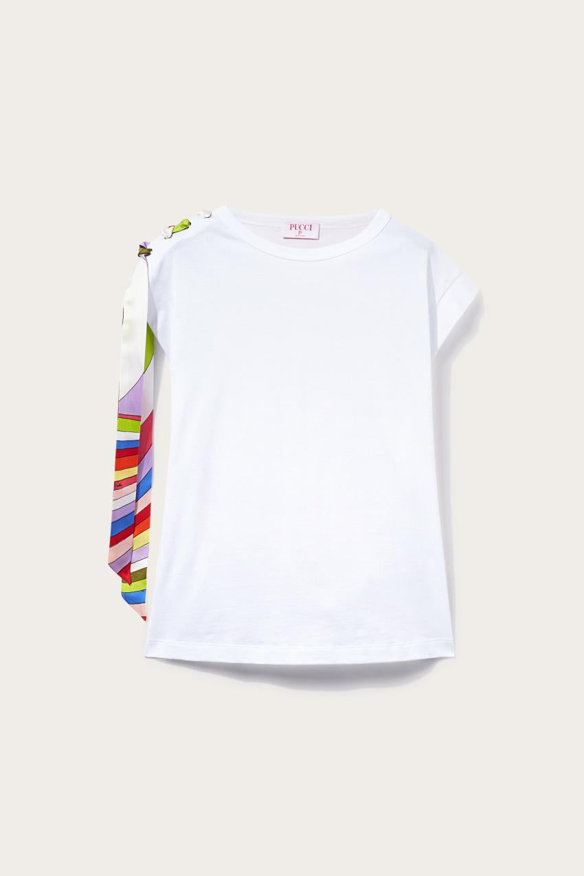 PUCCI Tie-Detail T-shirt | Women T-Shirts And Sweatshirts
