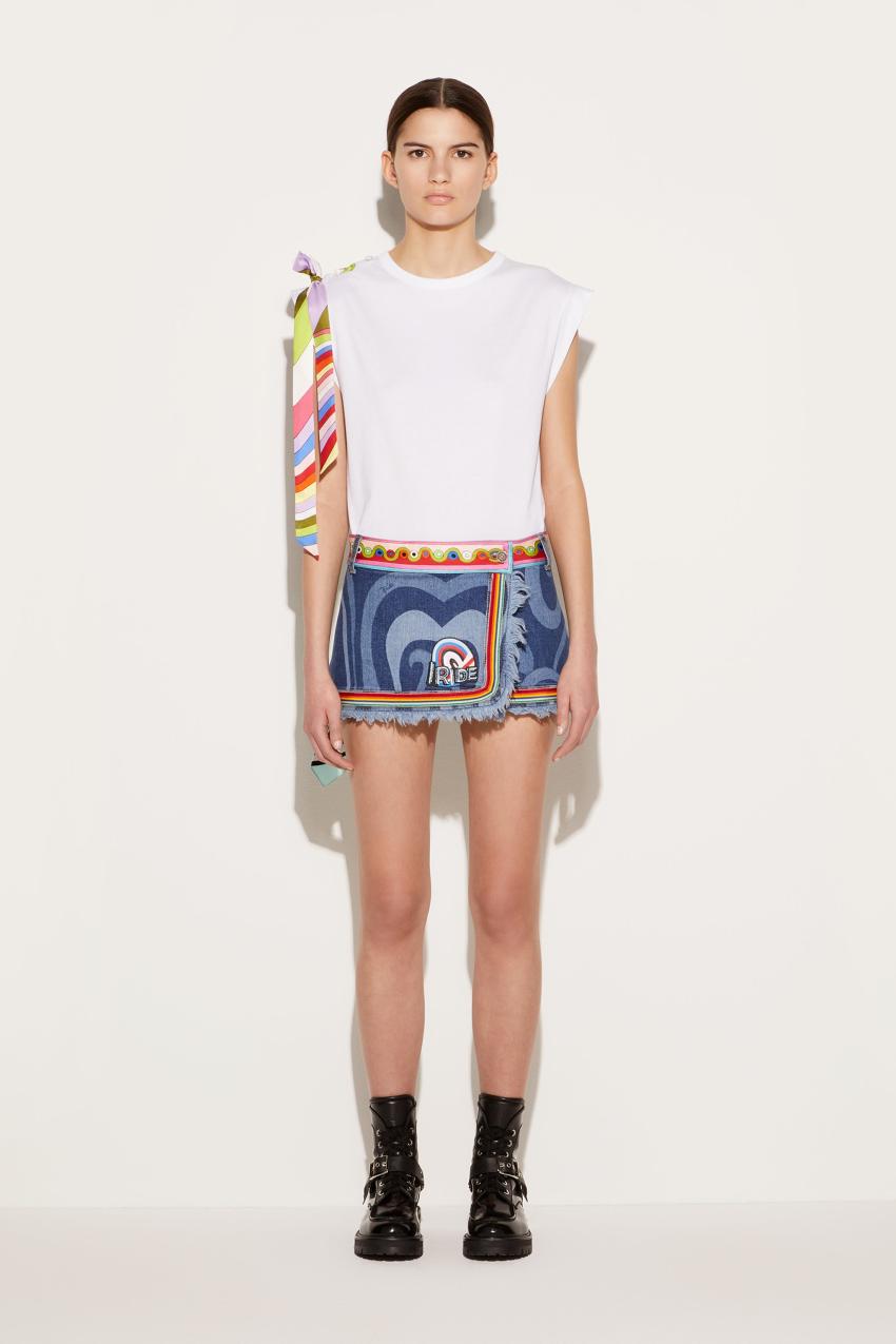 PUCCI Tie-Detail T-shirt | Women T-Shirts And Sweatshirts