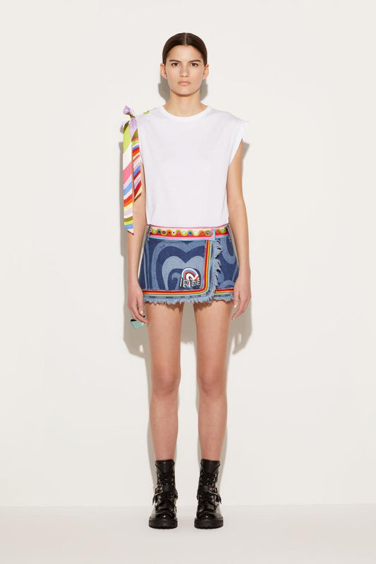 PUCCI Tie-Detail T-shirt | Women T-Shirts And Sweatshirts