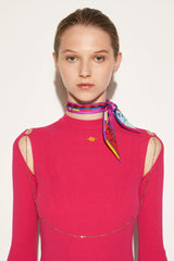 PUCCI Vivara And Bersaglio-Print Silk-Twill Scarf | Women Silks