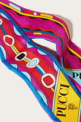 PUCCI Vivara And Bersaglio-Print Silk-Twill Scarf | Women Silks