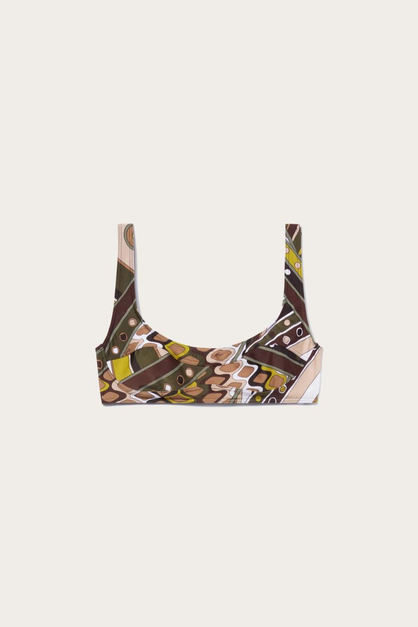 PUCCI Vivara-Print Bikini Top | Women Bikini