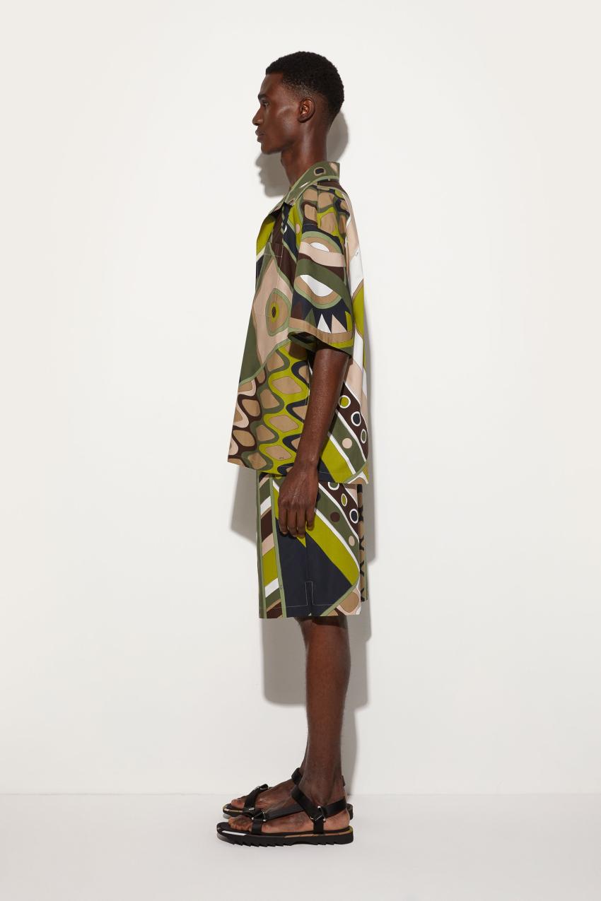 PUCCI Vivara-Print Cotton Bowling Shirt | Men Ready To Wear