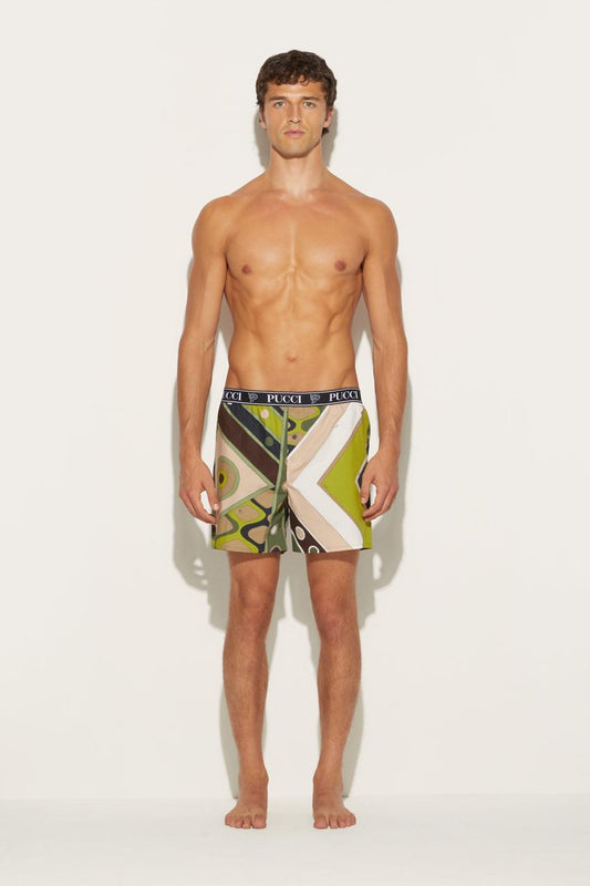 PUCCI Vivara-Print Cotton Boxer Shorts | Men Ready To Wear