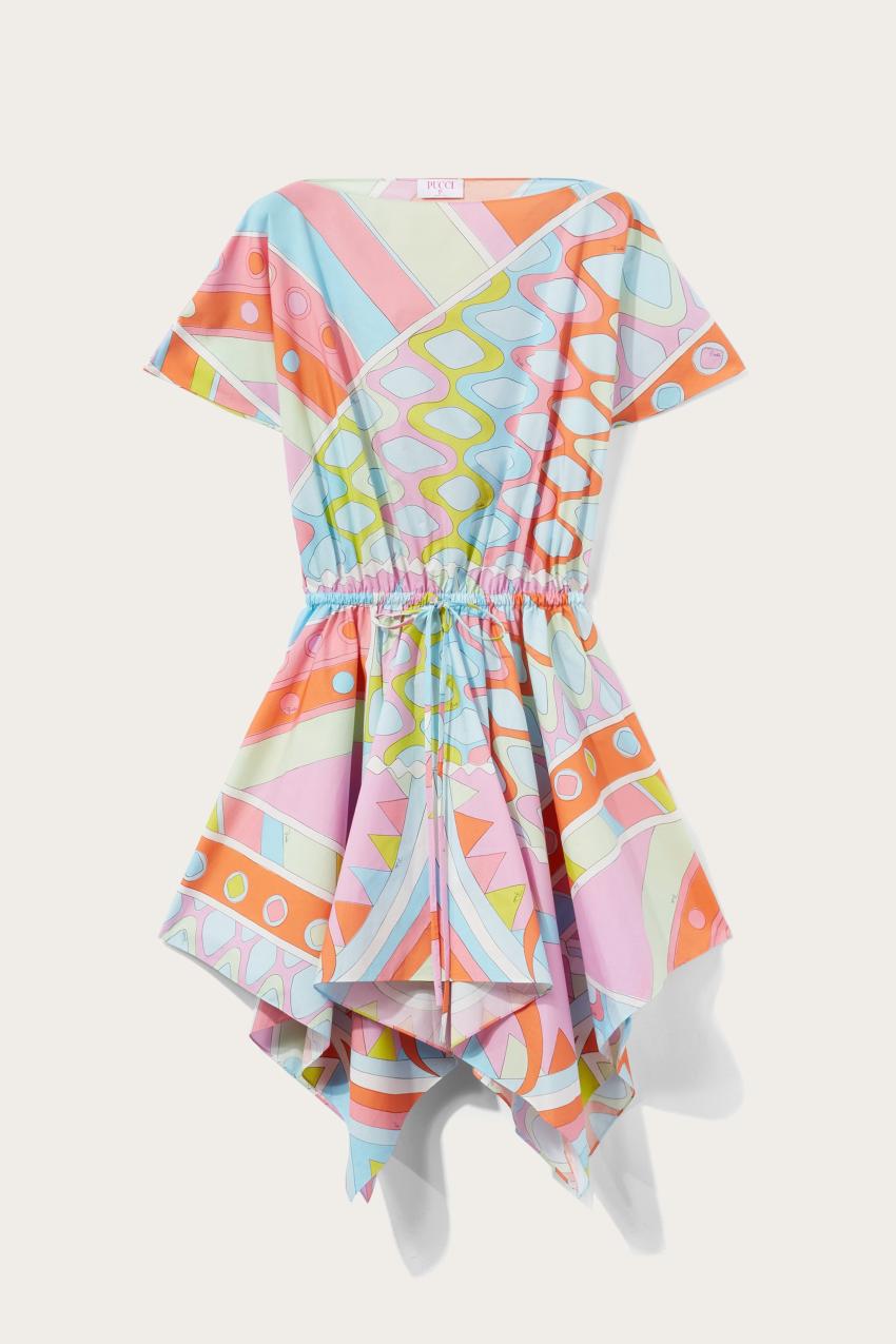 PUCCI Vivara-Print Cotton Dress | Women Dresses