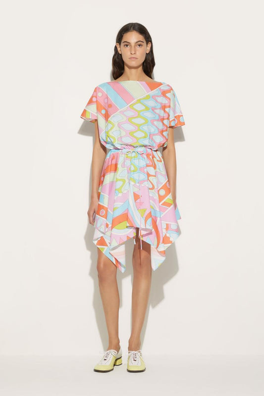 PUCCI Vivara-Print Cotton Dress | Women Dresses