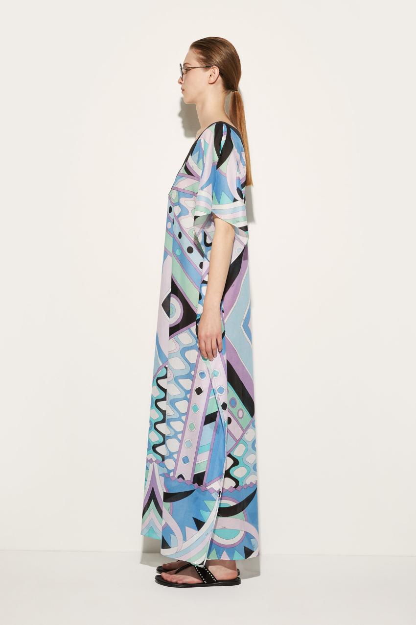 PUCCI Vivara-Print Cotton Kaftan | Women Kaftans