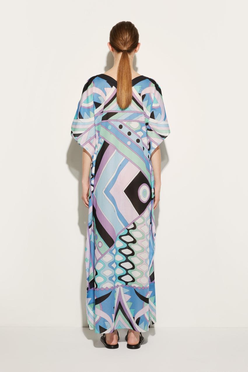 PUCCI Vivara-Print Cotton Kaftan | Women Kaftans