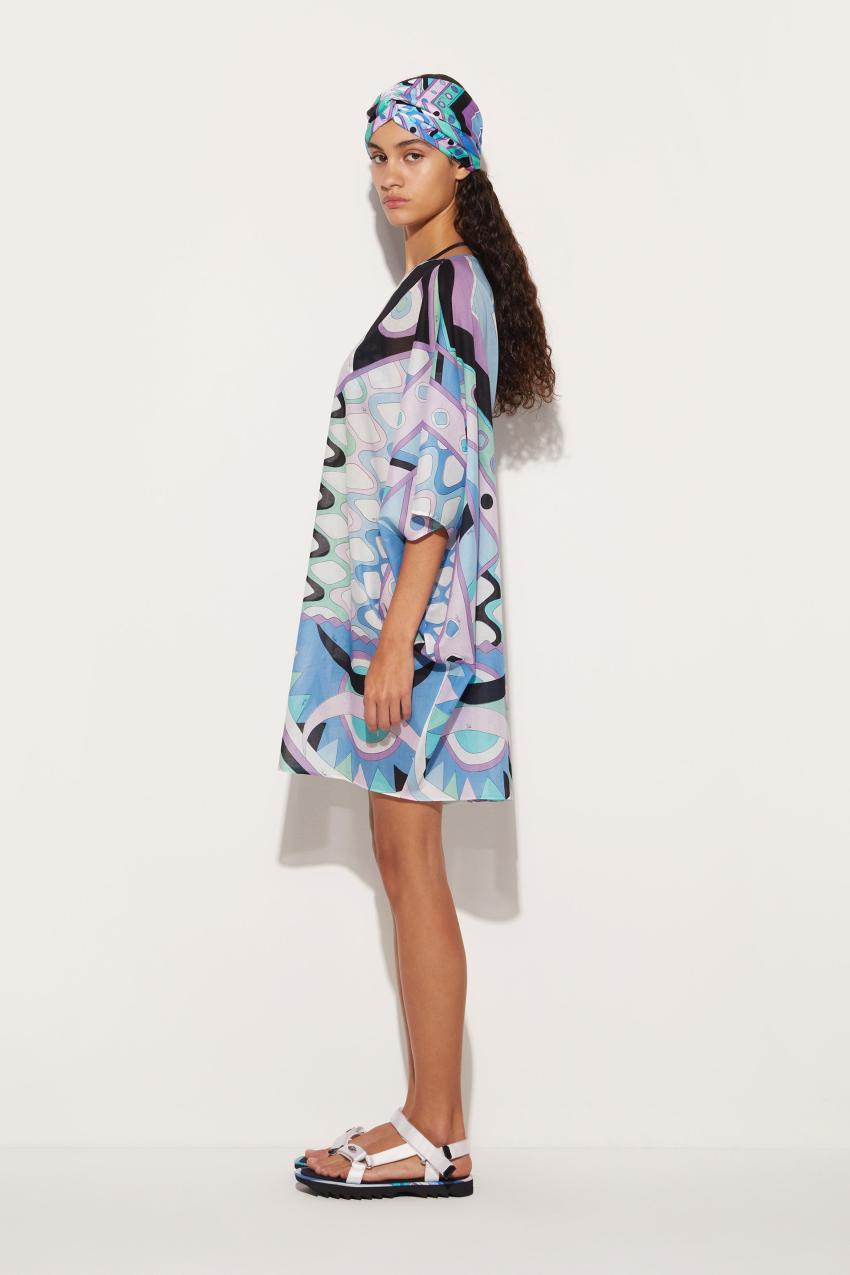 PUCCI Vivara-Print Cotton Kaftan | Women Kaftans