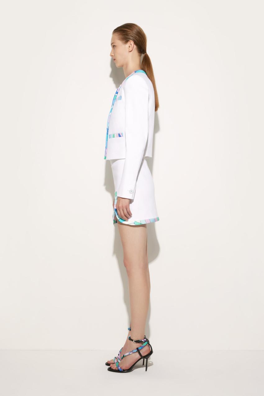 PUCCI Vivara-Print Cotton Mini Skirt | Women Skirts