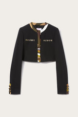 PUCCI Vivara-Print Cropped Jacket | Women Jackets