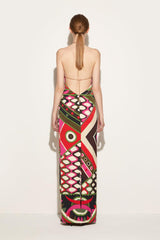 PUCCI Vivara-Print Halterneck Dress | Women Dresses