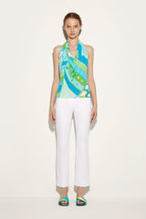 PUCCI Vivara-Print Halterneck Top | Women Tops And Shirts