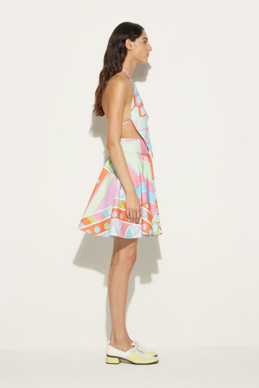 PUCCI Vivara-Print Halterneck Top | Women Tops And Shirts