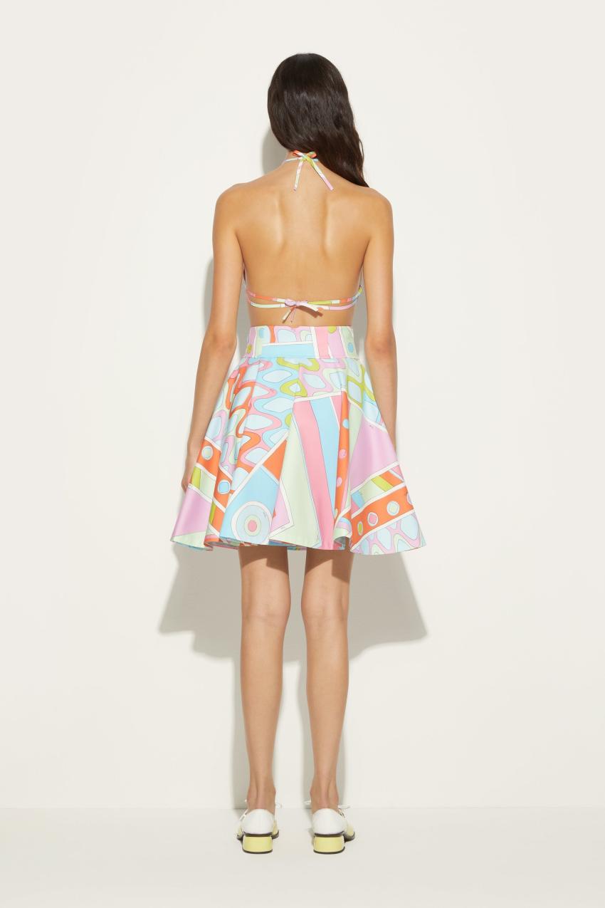 PUCCI Vivara-Print Halterneck Top | Women Tops And Shirts