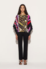 PUCCI Vivara-Print Kaftan Top | Women Tops And Shirts