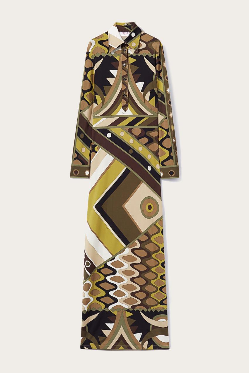 PUCCI Vivara-Print Long Dress | Women Dresses