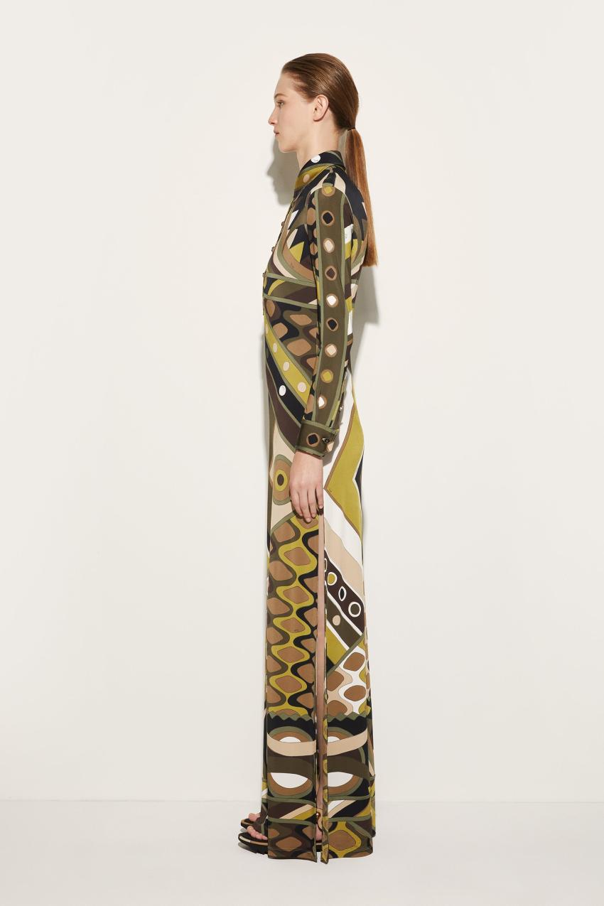PUCCI Vivara-Print Long Dress | Women Dresses