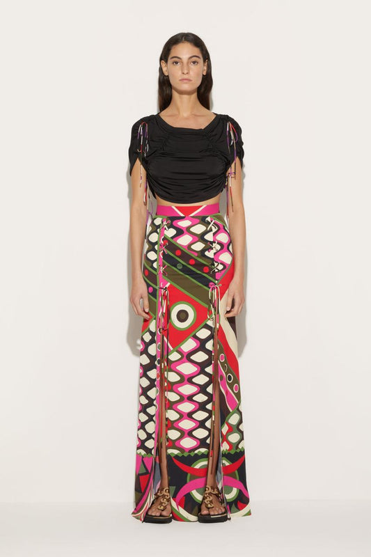 PUCCI Vivara-Print Long Skirt | Women Skirts
