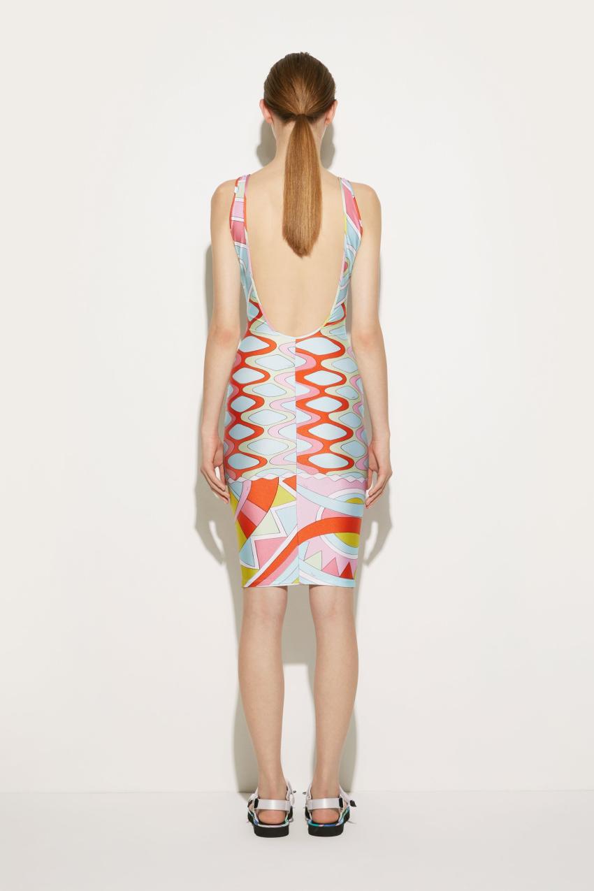 PUCCI Vivara-Print Midi Dress | Women Dresses