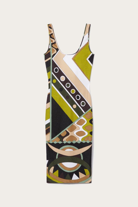 PUCCI Vivara-Print Midi Dress | Women Dresses