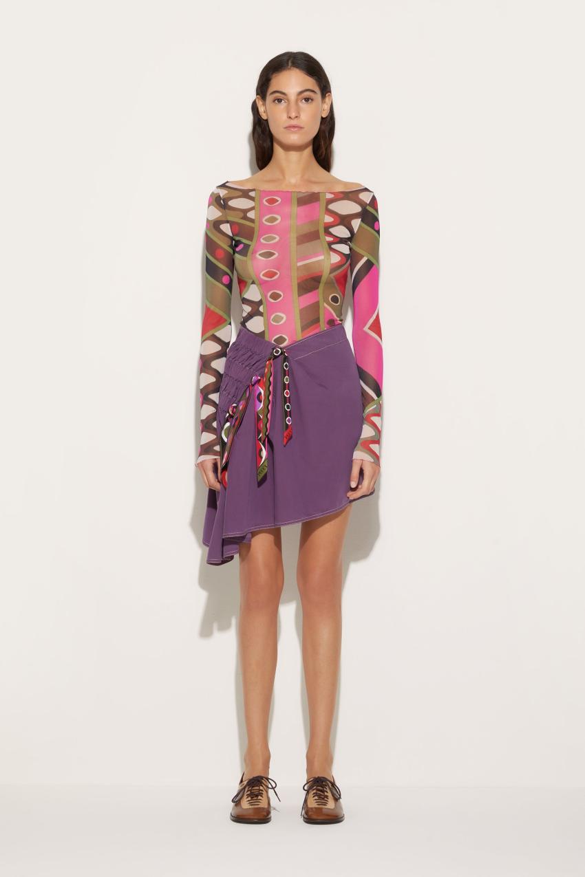 PUCCI Vivara-Print Mini Skirt | Women Skirts