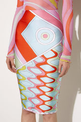 PUCCI Vivara-Print Pencil Skirt | Women Skirts