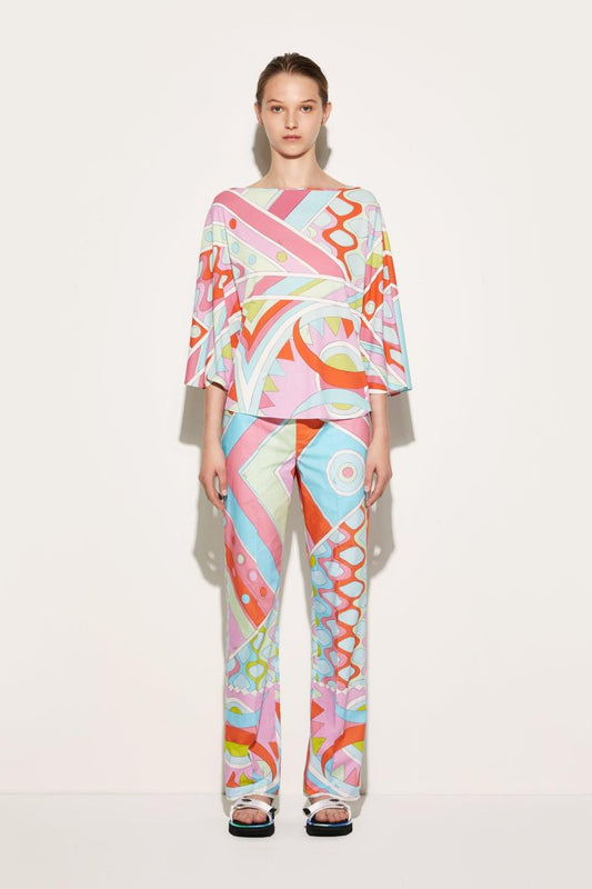 PUCCI Vivara-Print Poncho | Women Tops And Shirts