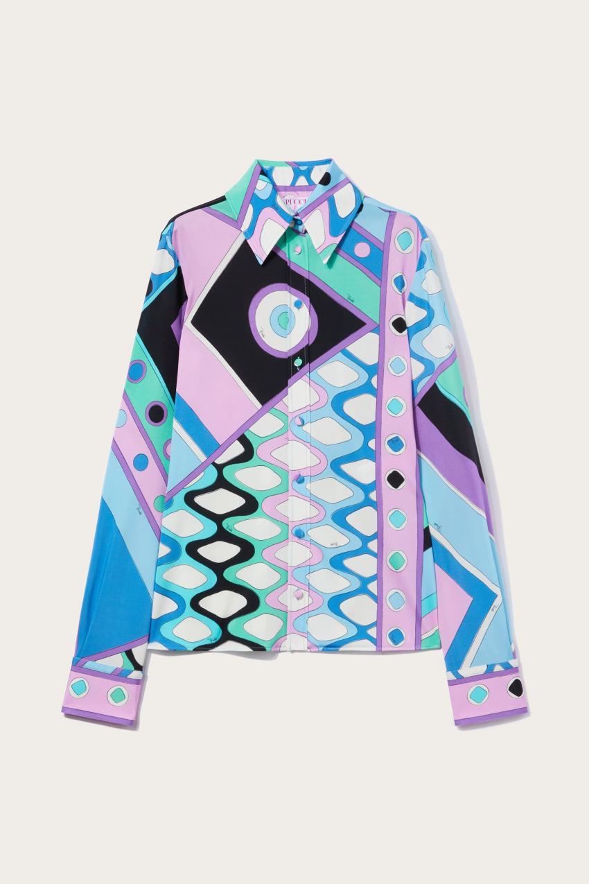 PUCCI Vivara-Print Shirt | Women Tops And Shirts