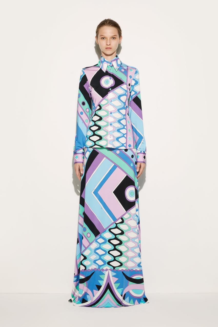 PUCCI Vivara-Print Shirt | Women Tops And Shirts
