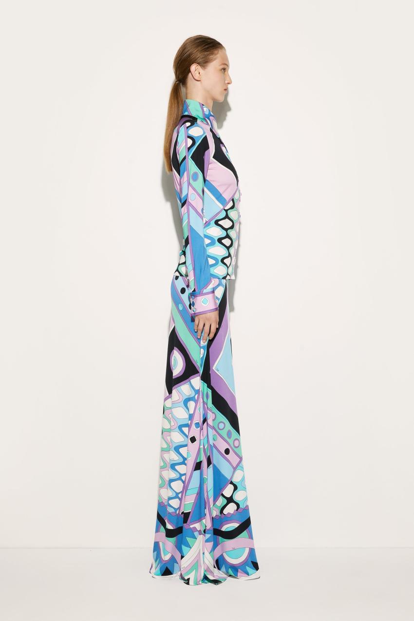 PUCCI Vivara-Print Shirt | Women Tops And Shirts