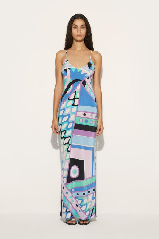 PUCCI Vivara-Print Silk Dress | Women Dresses