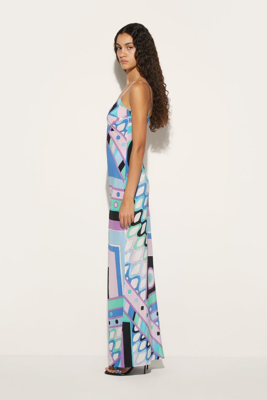 PUCCI Vivara-Print Silk Dress | Women Dresses
