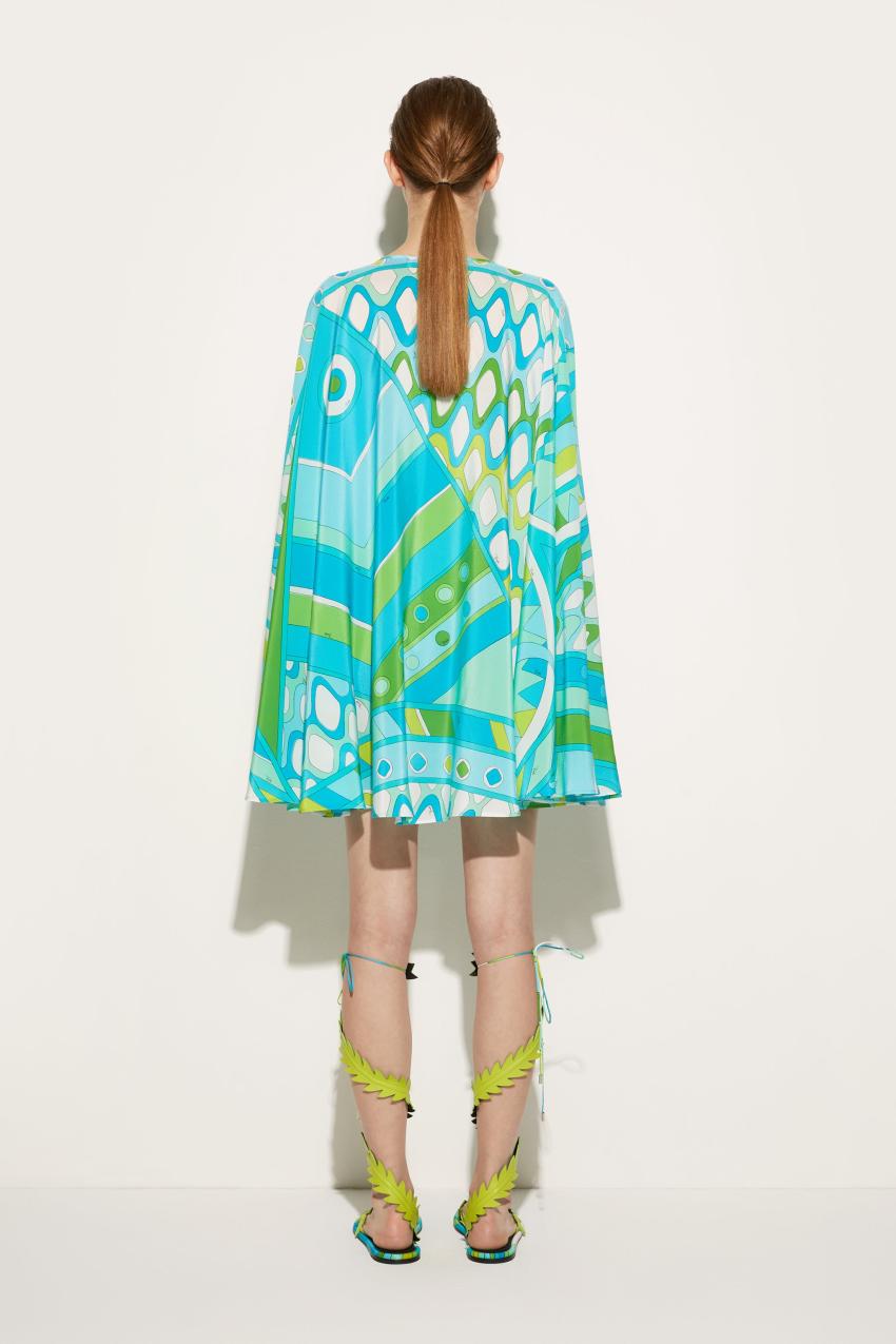 PUCCI Vivara-Print Silk Kaftan | Women Kaftans
