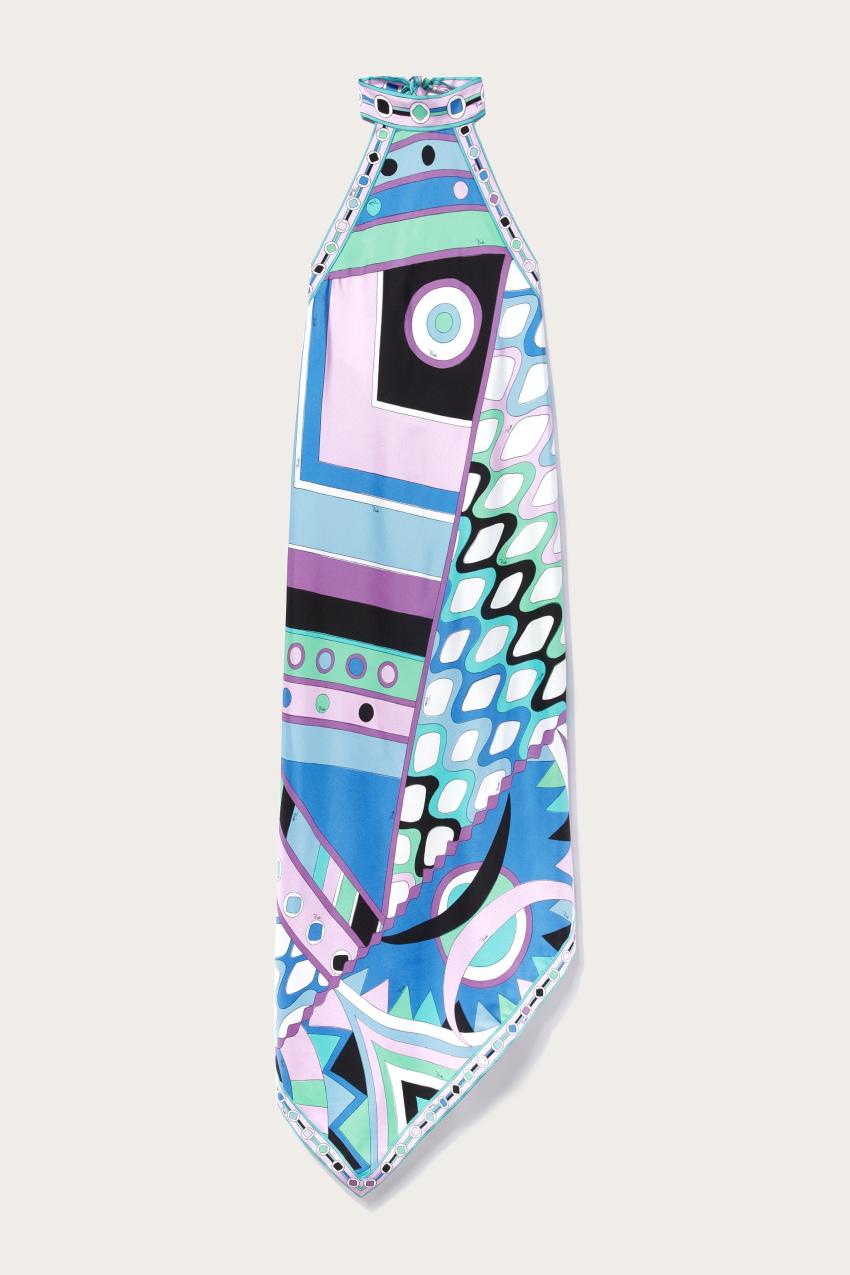 PUCCI Vivara-Print Silk-Twill Dress | Women Dresses