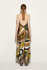 PUCCI Vivara-Print Silk-Twill Dress | Women Dresses