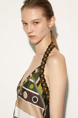 PUCCI Vivara-Print Silk-Twill Dress | Women Dresses