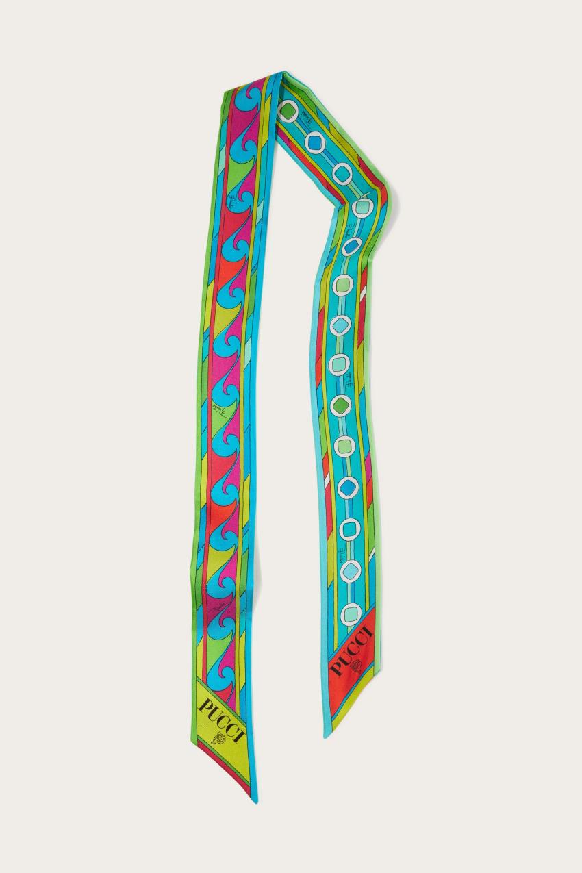 PUCCI Vivara-Print Silk-Twill Scarf | Women Silks
