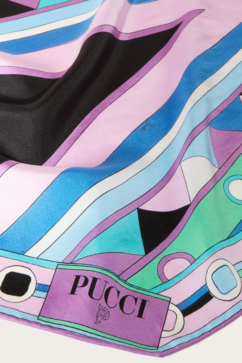 PUCCI Vivara-Print Silk-Twill Scarf | Women Silks