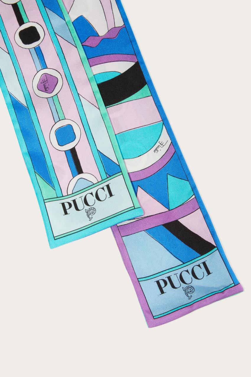 PUCCI Vivara-Print Silk-Twill Scarf | Women Silks