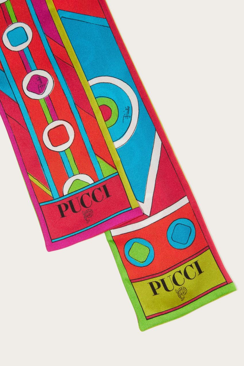 PUCCI Vivara-Print Silk-Twill Scarf | Women Silks