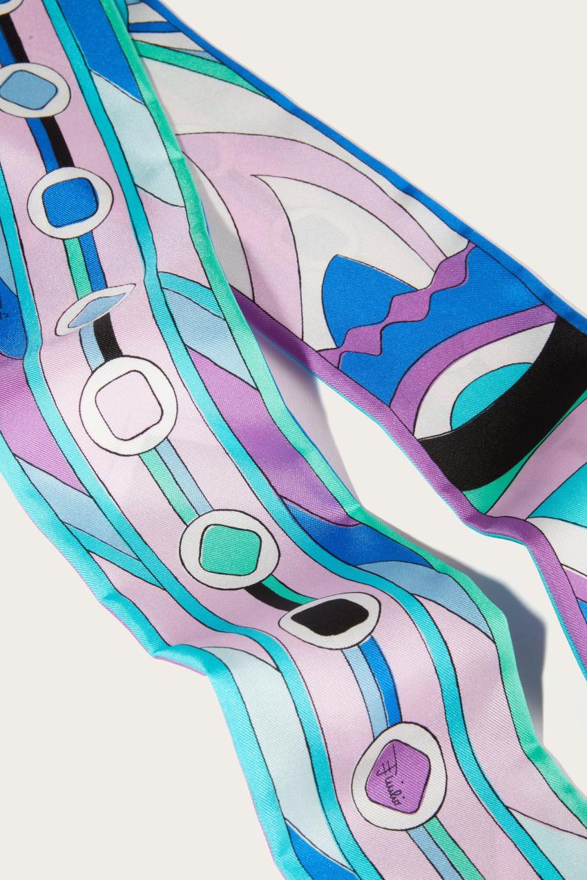 PUCCI Vivara-Print Silk-Twill Scarf | Women Silks