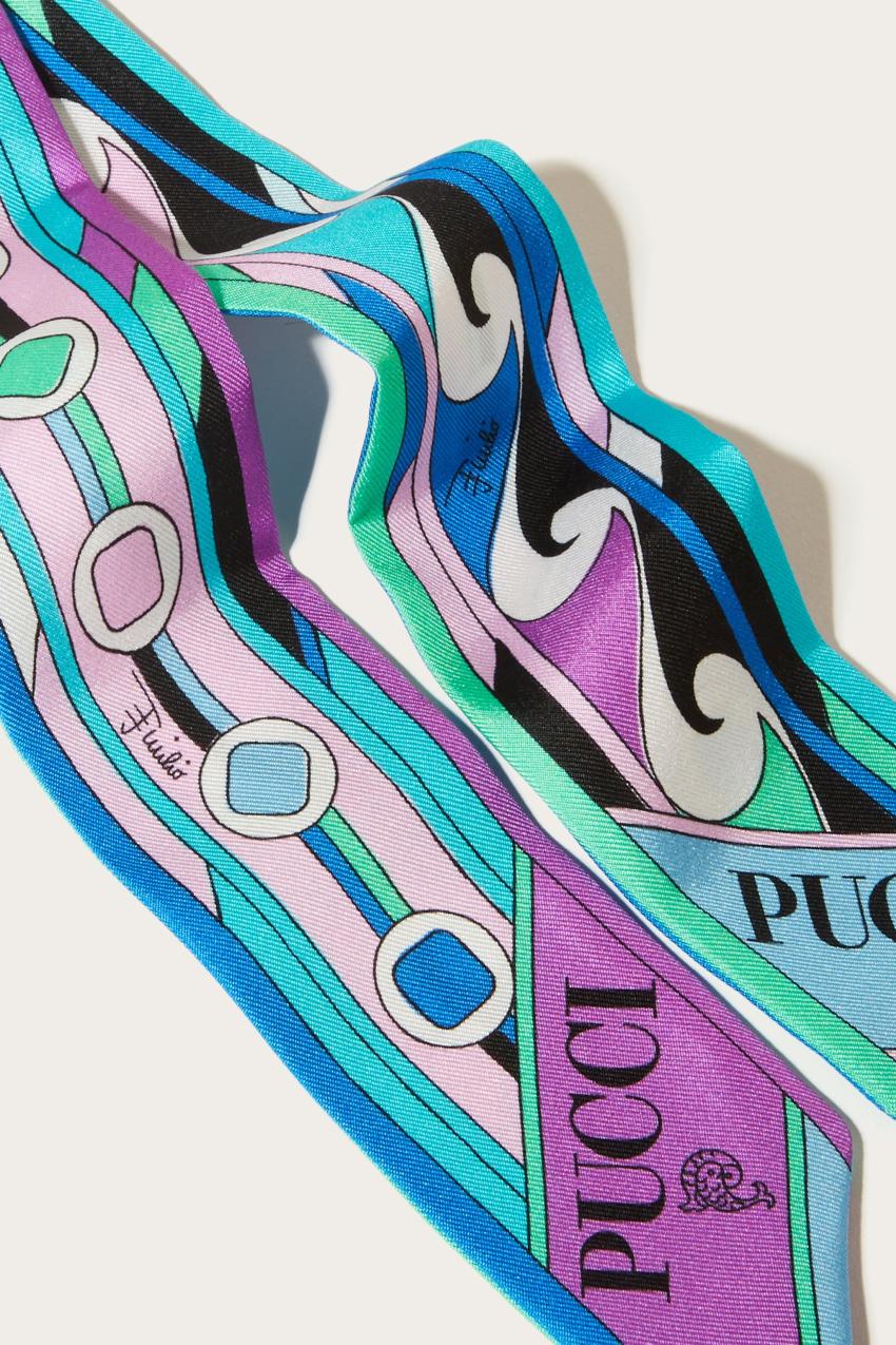 PUCCI Vivara-Print Silk-Twill Scarf | Women Silks
