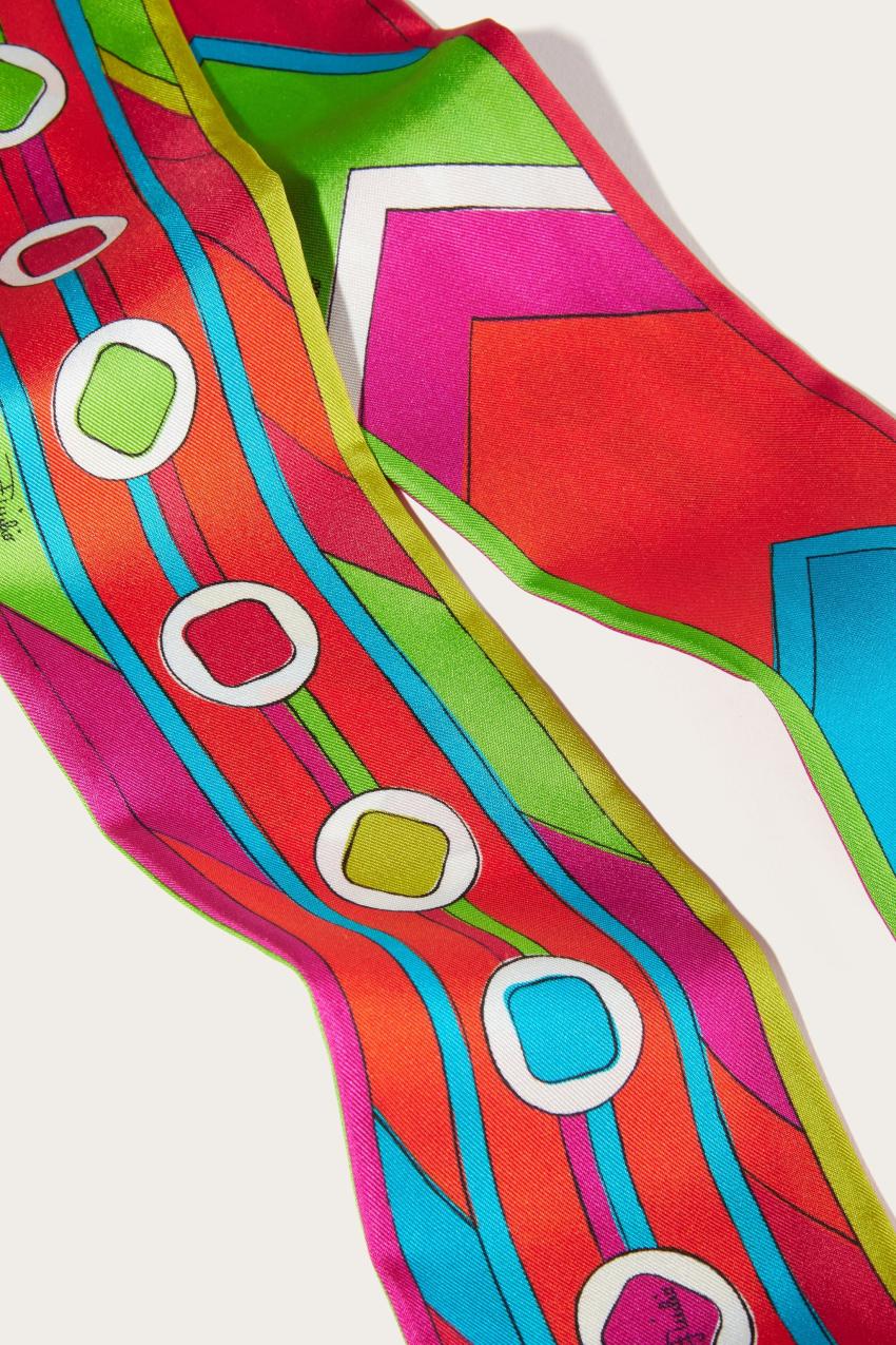 PUCCI Vivara-Print Silk-Twill Scarf | Women Silks